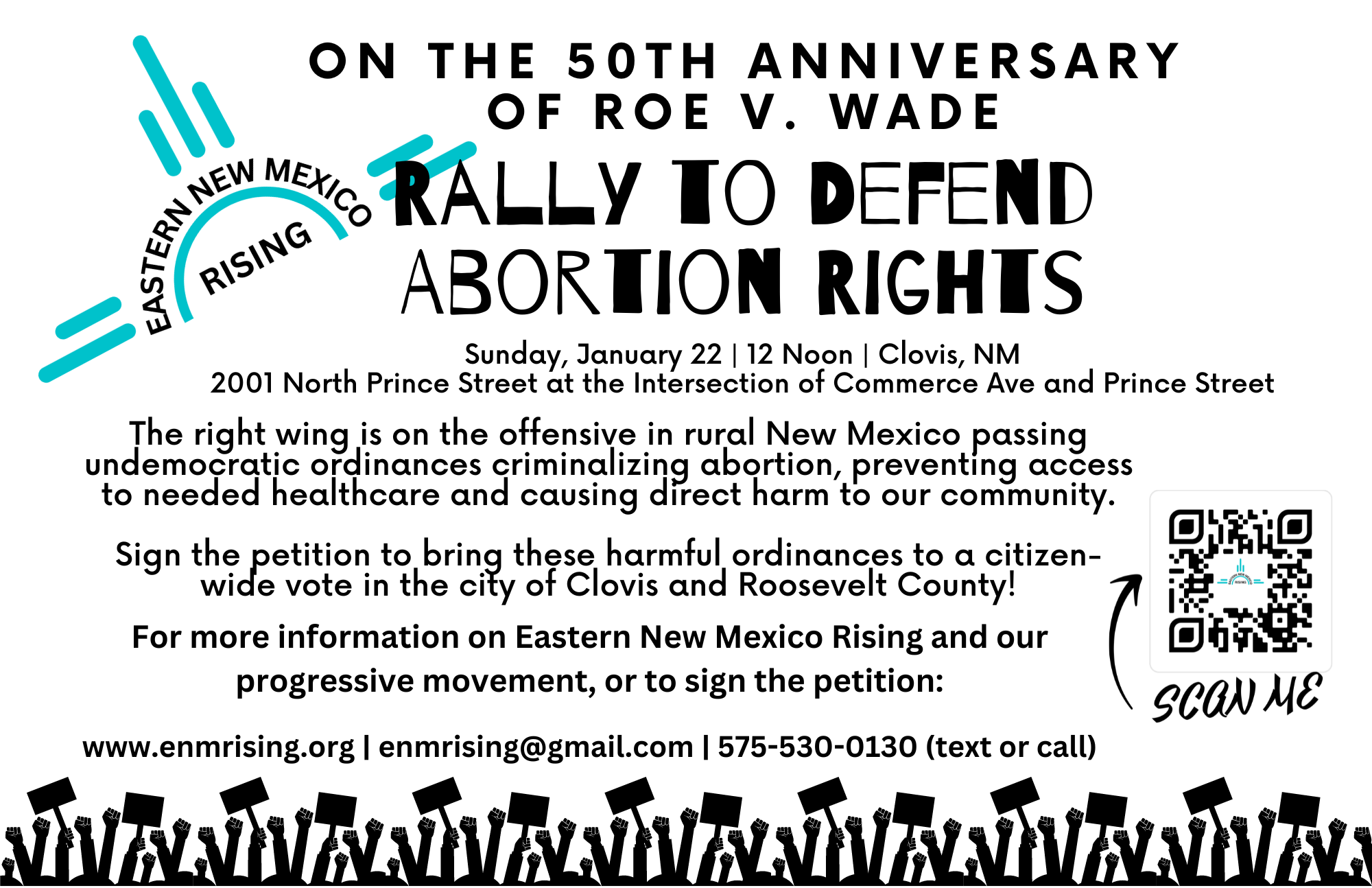 Rally for Abortion Rights Sunday January 22 at Noon, 2001 North Prince Street